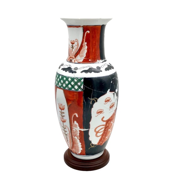Kintsugi Vase Imari Victorian Style Gold Crack Personal Growth Gift Coming Soon! - Picture 7 of 12